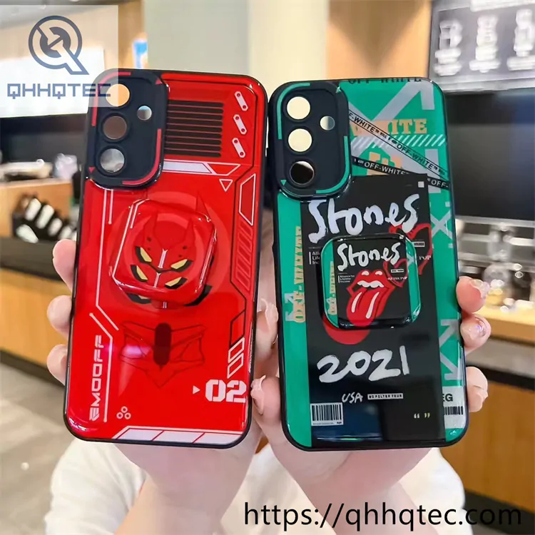 cool anime style phone case with support