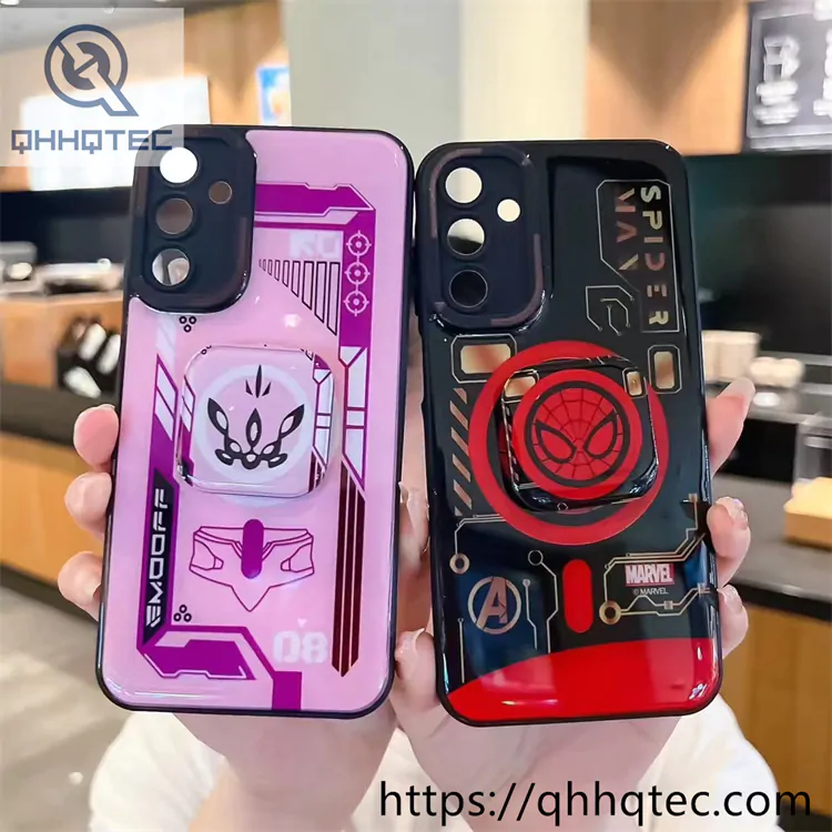 cool anime style phone case with support