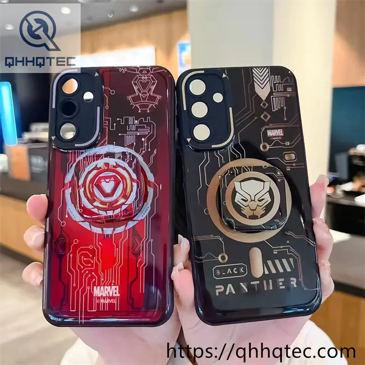cool anime style phone case with support
