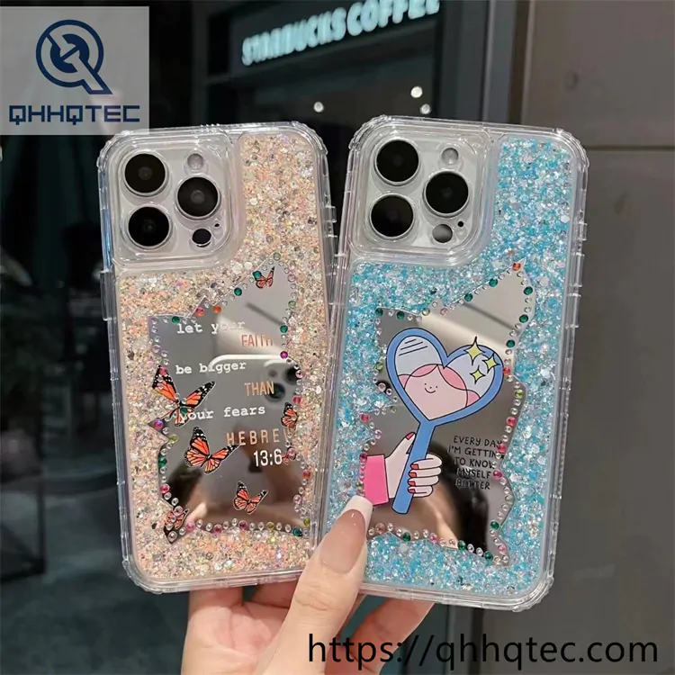 full diamonds glitter stripe phone case (复制)