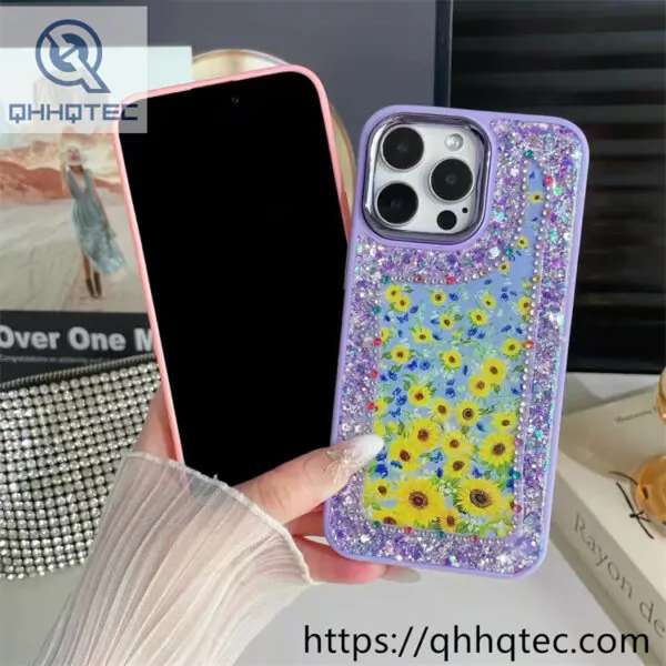 full diamonds glitter butterfly phone cover (复制)