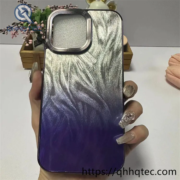 electroplate colorful painting case
