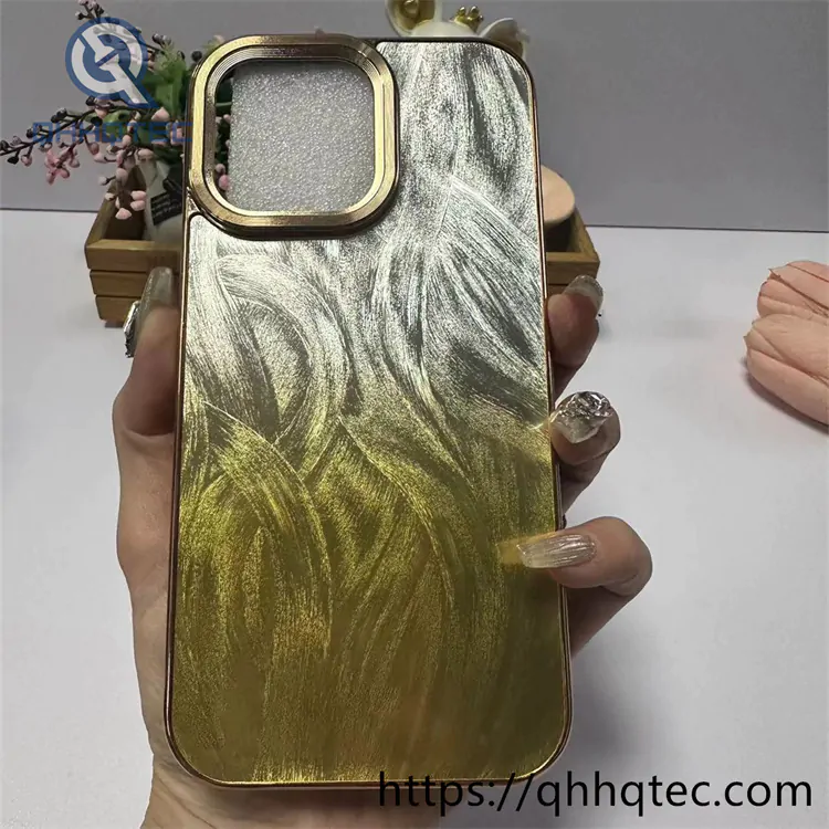 electroplate colorful painting case