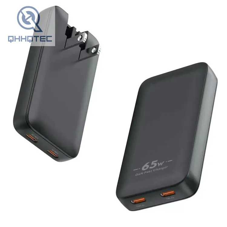 65w c c ultra thin design gan charger
