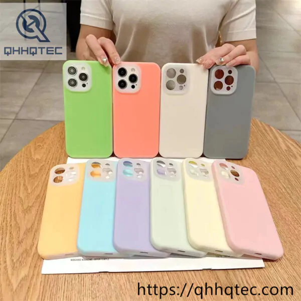 candy rubber silicone phone case