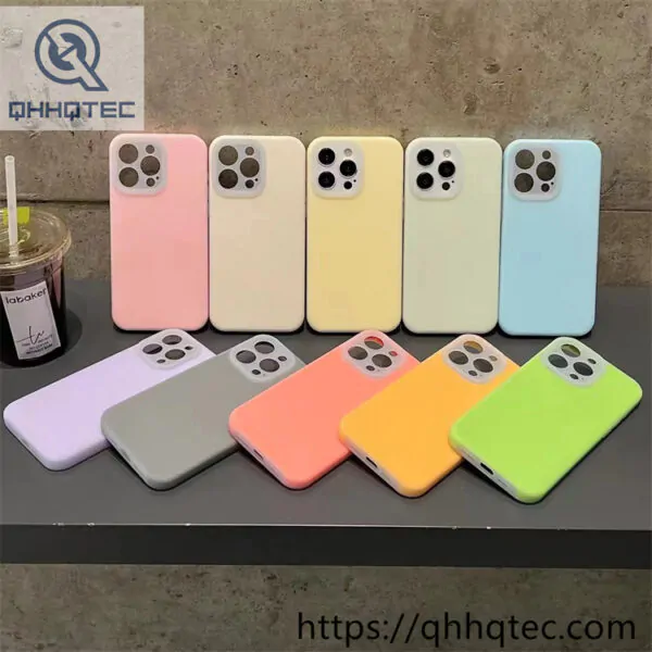 candy rubber silicone phone case