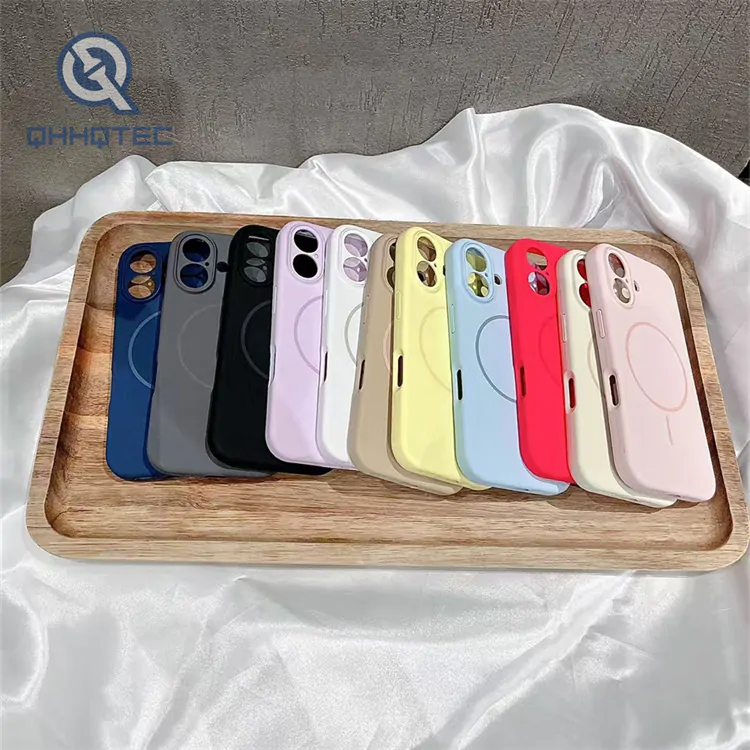 funda magnética silicona líquida iphone 16