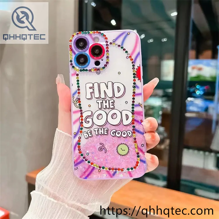 cute painting transparent phone case