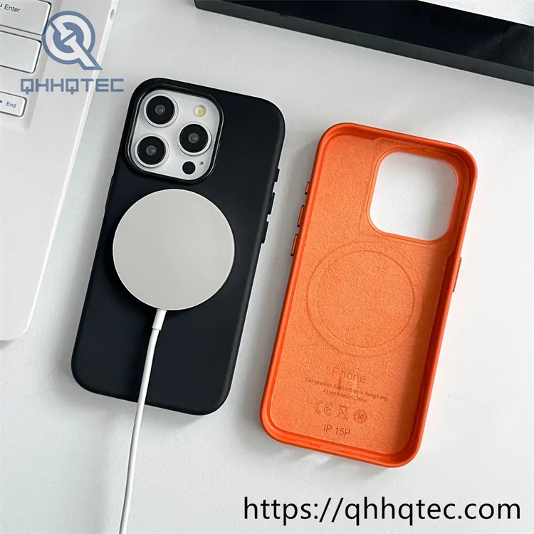skin texture leather phone cover