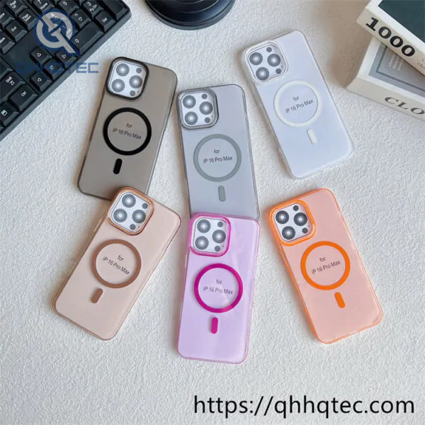colors high transparent magsafe case