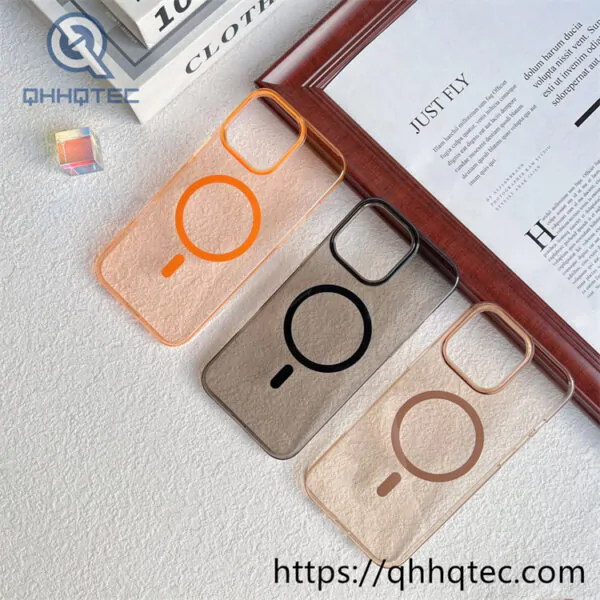 colors high transparent magsafe case