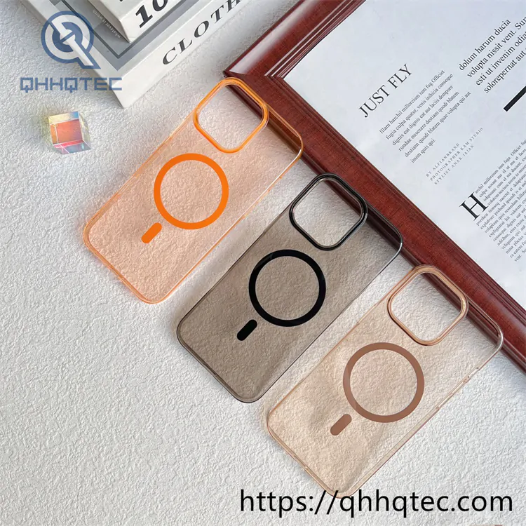 colors high transparent magsafe case