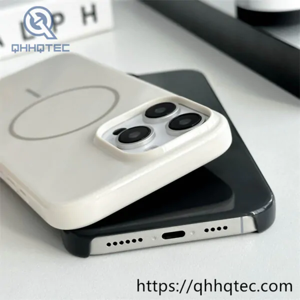 texture velvet magsafe case