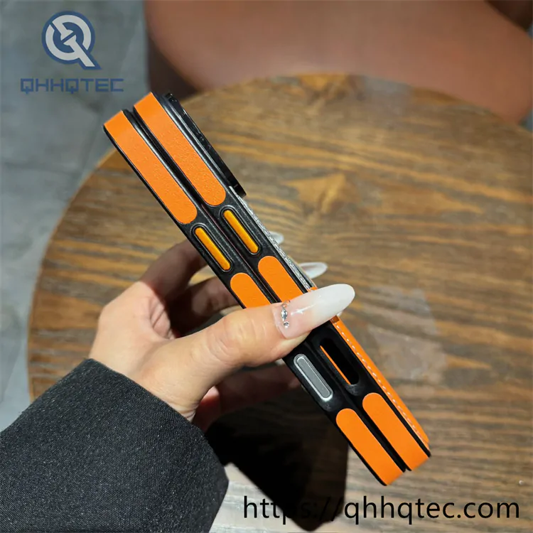 contrast color card holder latest design luxury phone case