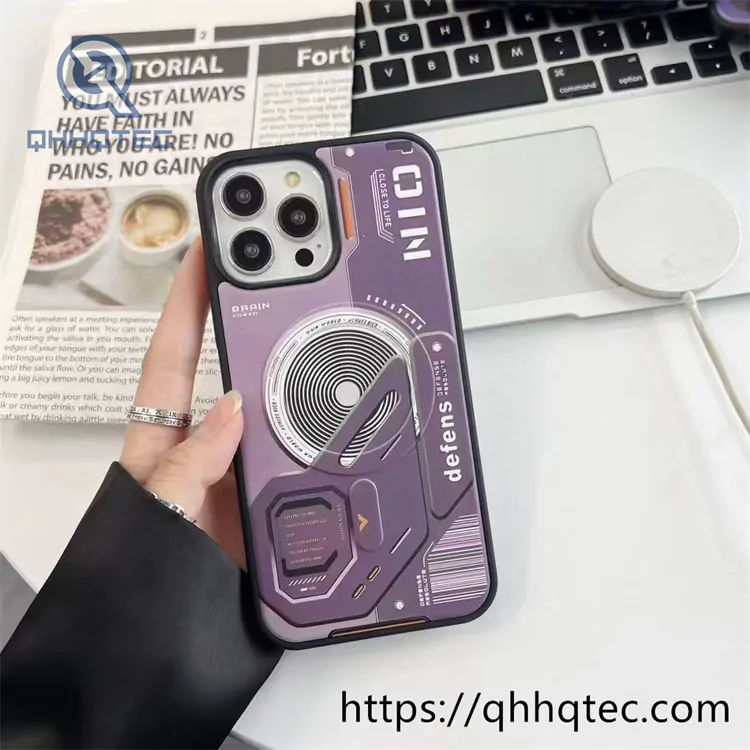 disc pattern design cool magsafe case