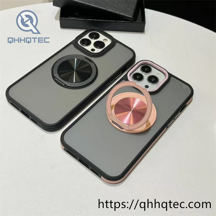 skin texture 360 rotating bracket protective cover