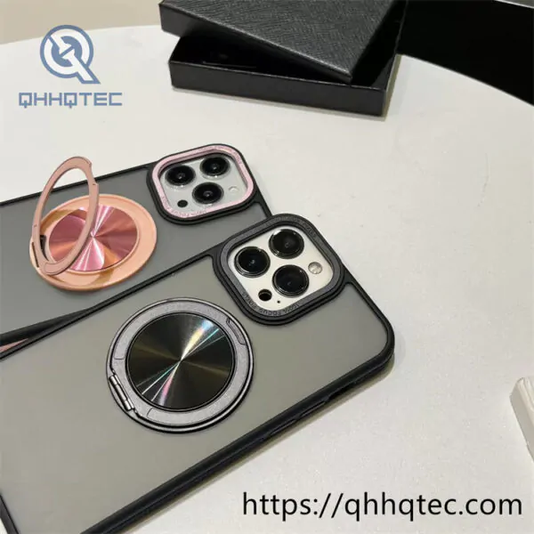 skin texture 360 rotating bracket protective cover