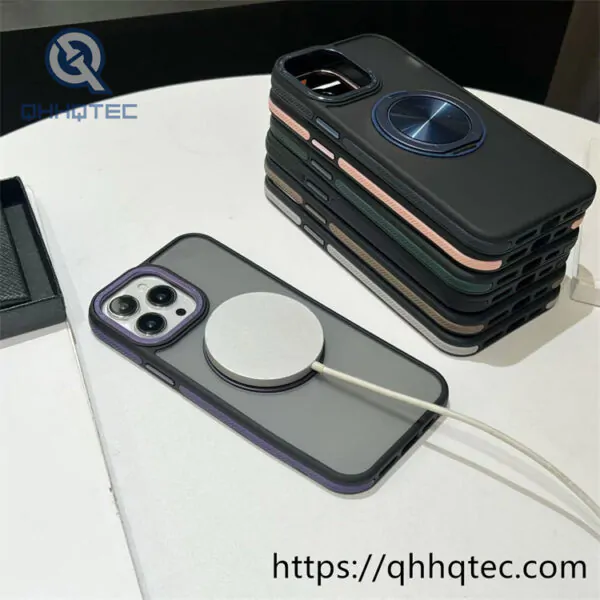 skin texture 360 rotating bracket protective cover