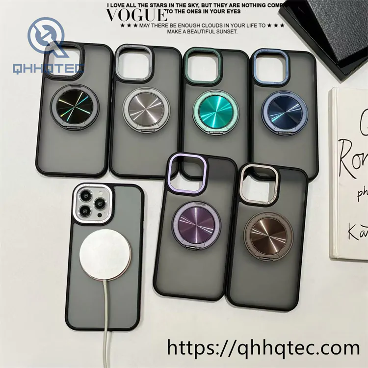 skin texture 360 rotating bracket protective cover