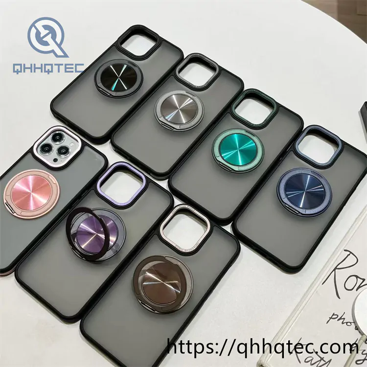 skin texture 360 rotating bracket protective cover