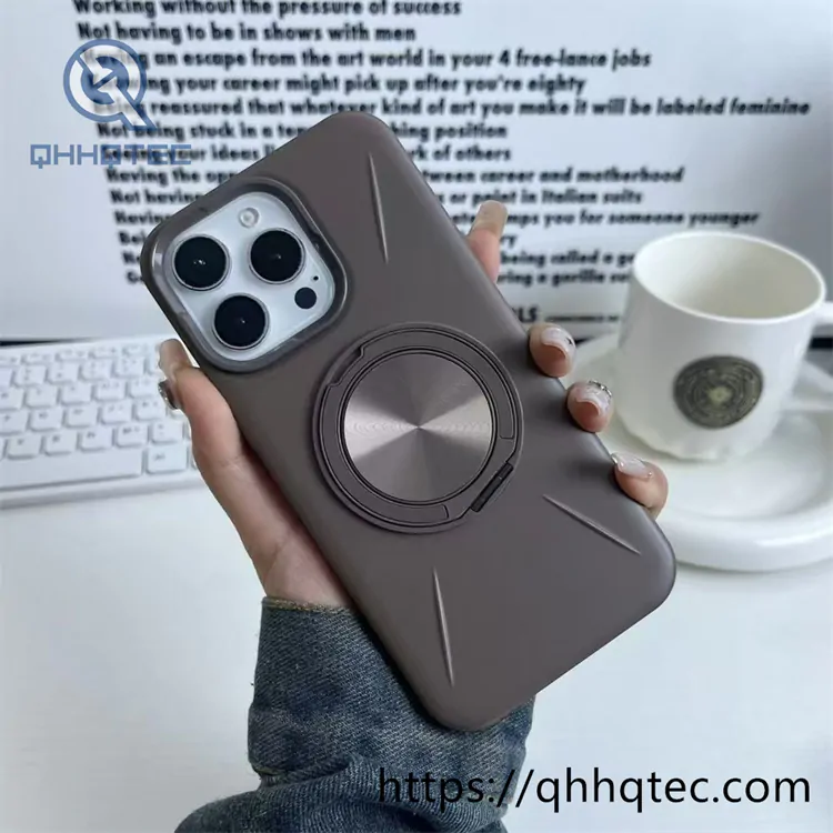 skin texture 360 rotating bracket protective cover