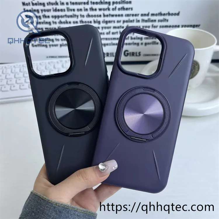 skin texture 360 rotating bracket protective cover