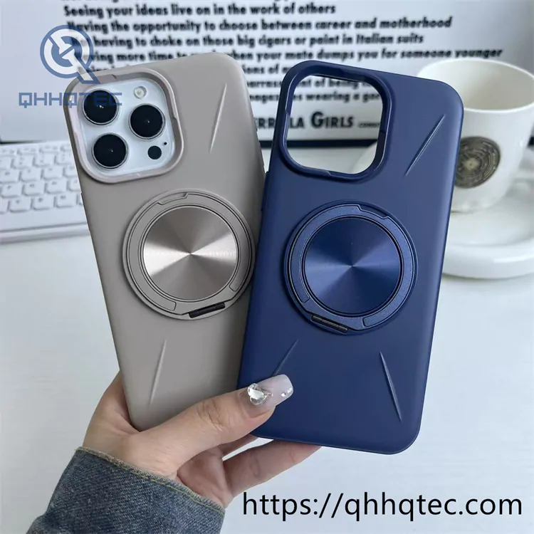 skin texture 360 rotating bracket protective cover