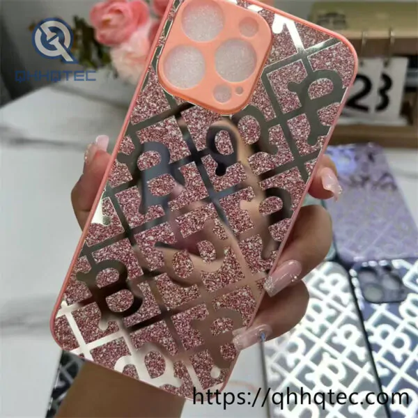 acrylic shiny decoration mirror 360 case