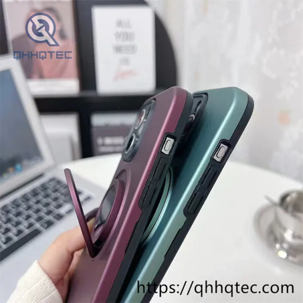 starry series rotating stand phone case
