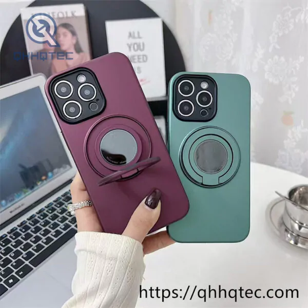 starry series rotating stand phone case