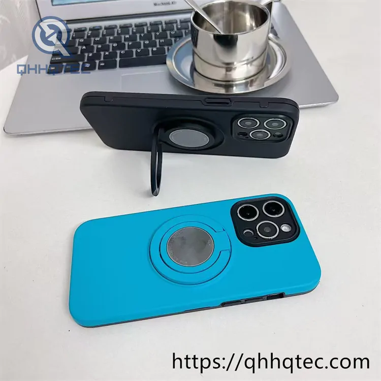 starry series rotating stand phone case