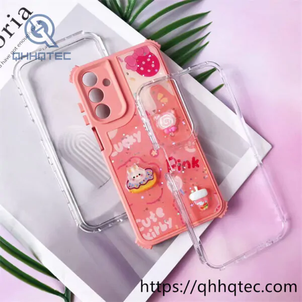glitter transparent gradient 3 in 1 driping case (复制)