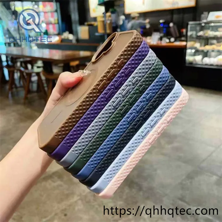 anti slip frame 2 in 1 transparent case