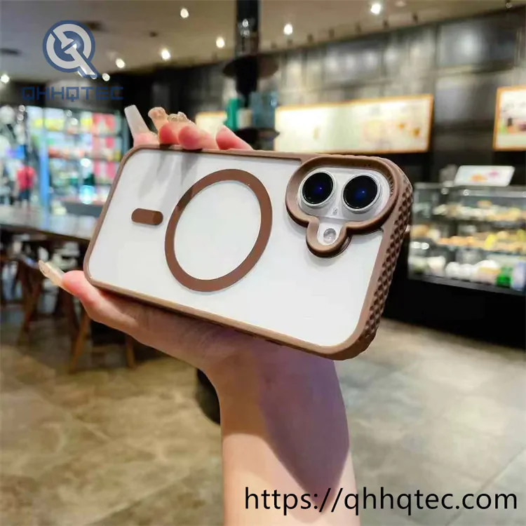 anti slip frame 2 in 1 transparent case (复制)