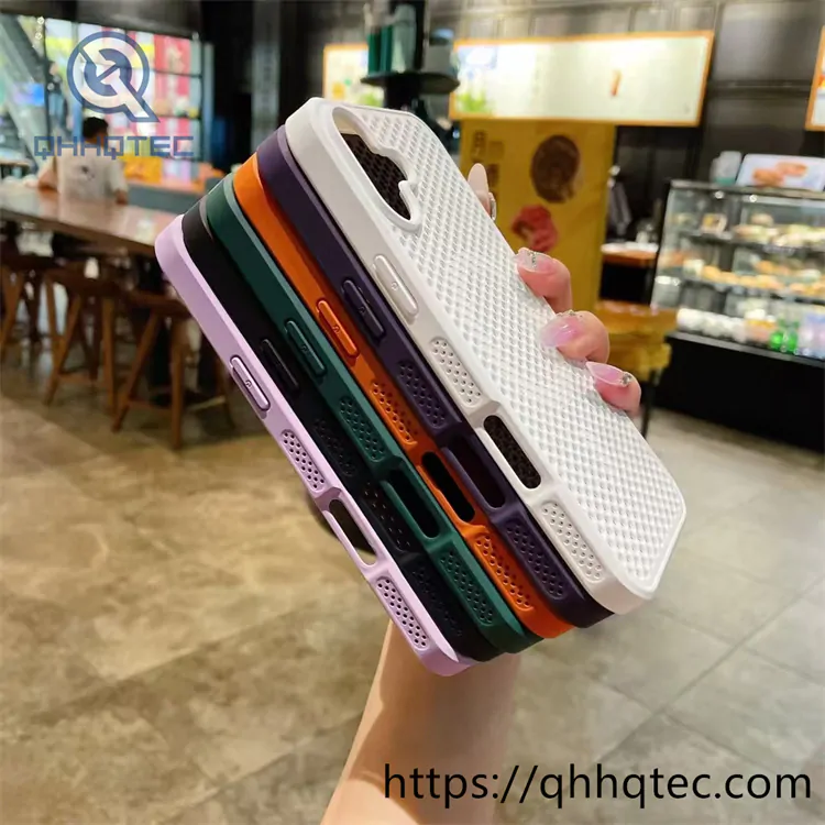heat dissipation hole magnetic mobile phone case iphone 15 pro max