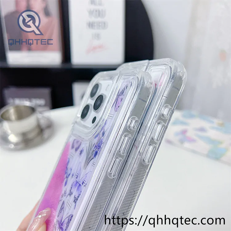 butterfly quicksand 2 in 1 iphone 15 pro max case