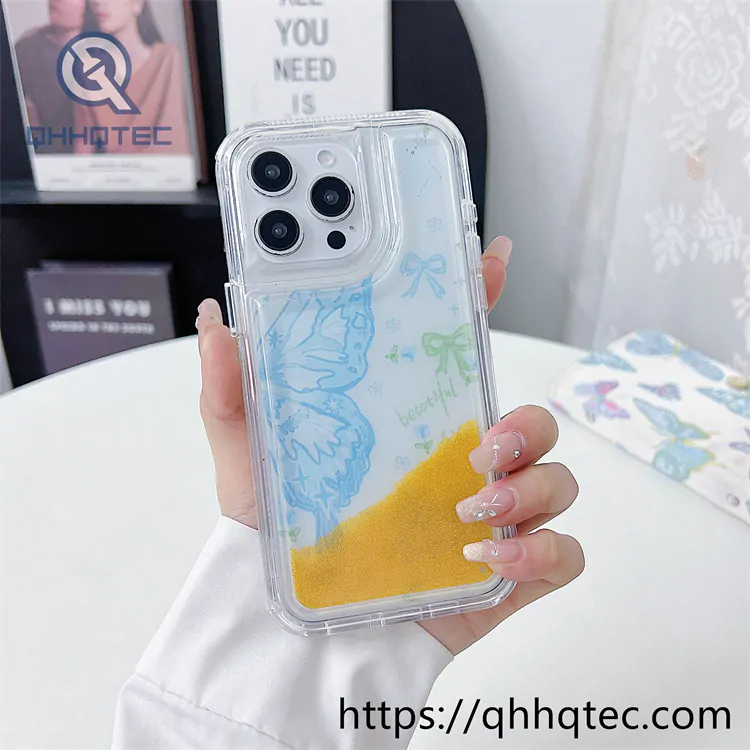butterfly quicksand 2 in 1 iphone 15 pro max case