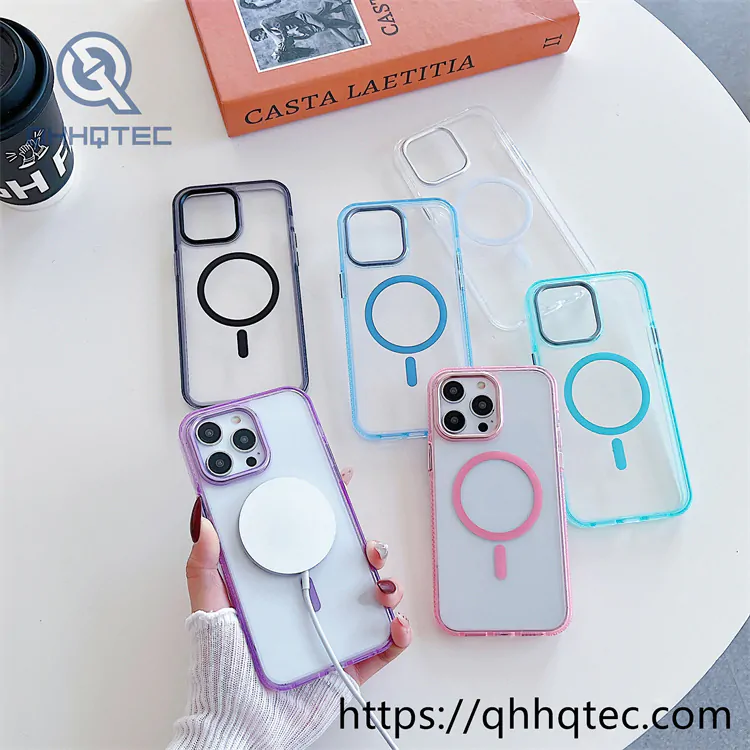 acrylic colorful magsafe phone cover