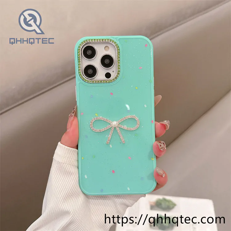 epoxy bow lens diamond iphone 15 pro max