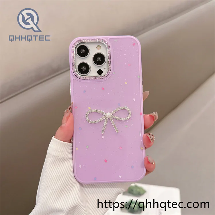 epoxy bow lens diamond iphone 15 pro max