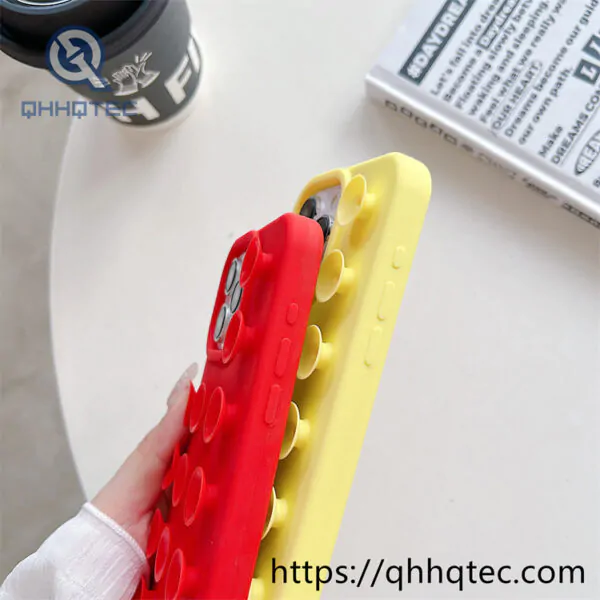 colorful suction cup mobile phone case