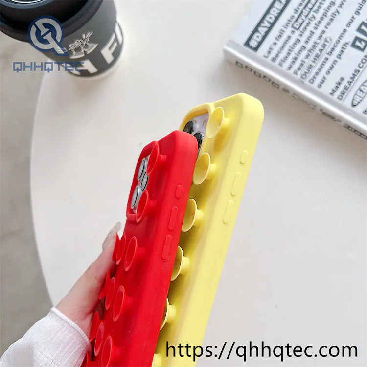 colorful suction cup mobile phone case