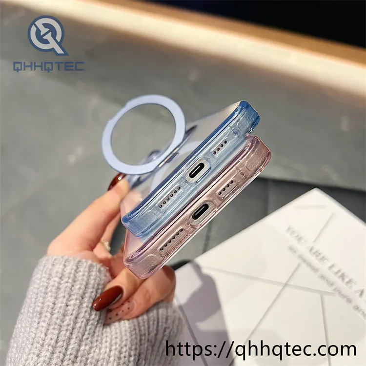 acrylic transparent phone case with