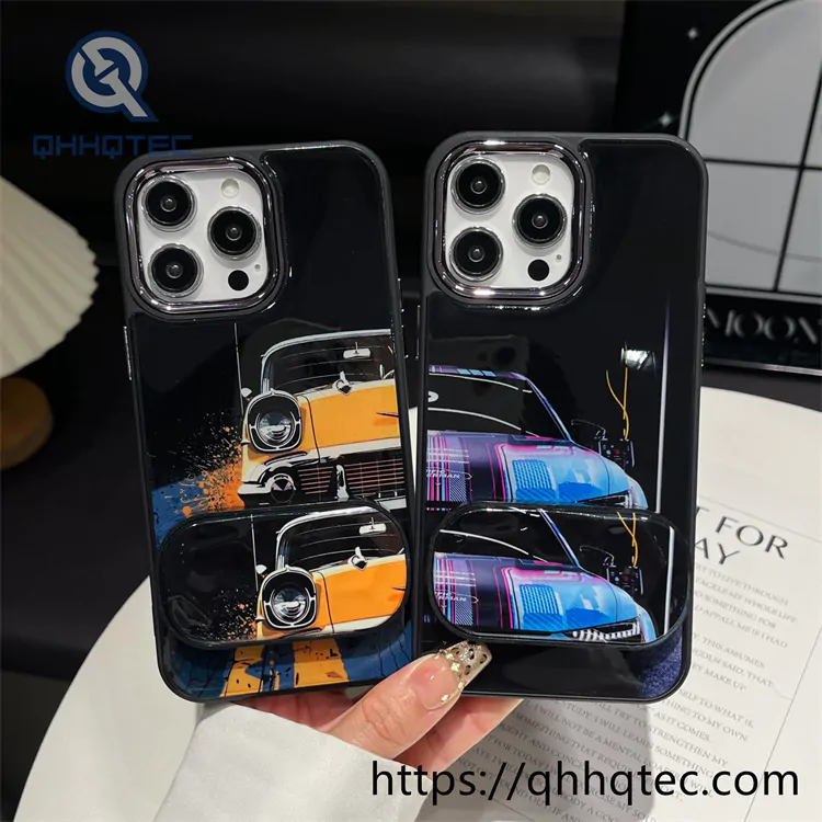 acrylic transparent phone case with rotating bracket (复制)