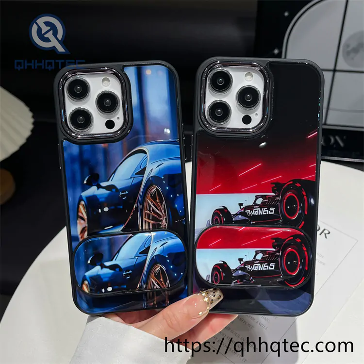 acrylic transparent phone case with rotating bracket (复制)