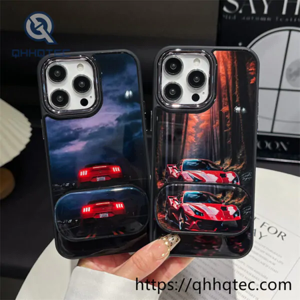 acrylic transparent phone case with rotating bracket (复制)