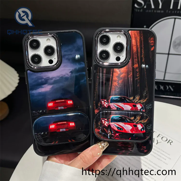 acrylic transparent phone case with rotating bracket (复制)