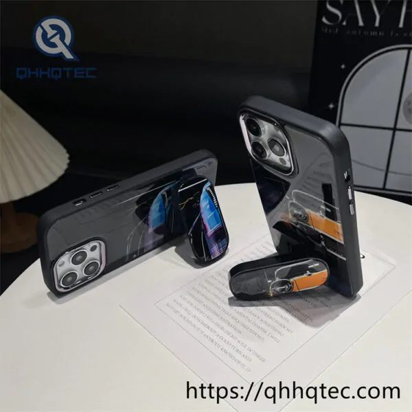 acrylic transparent phone case with rotating bracket (复制)