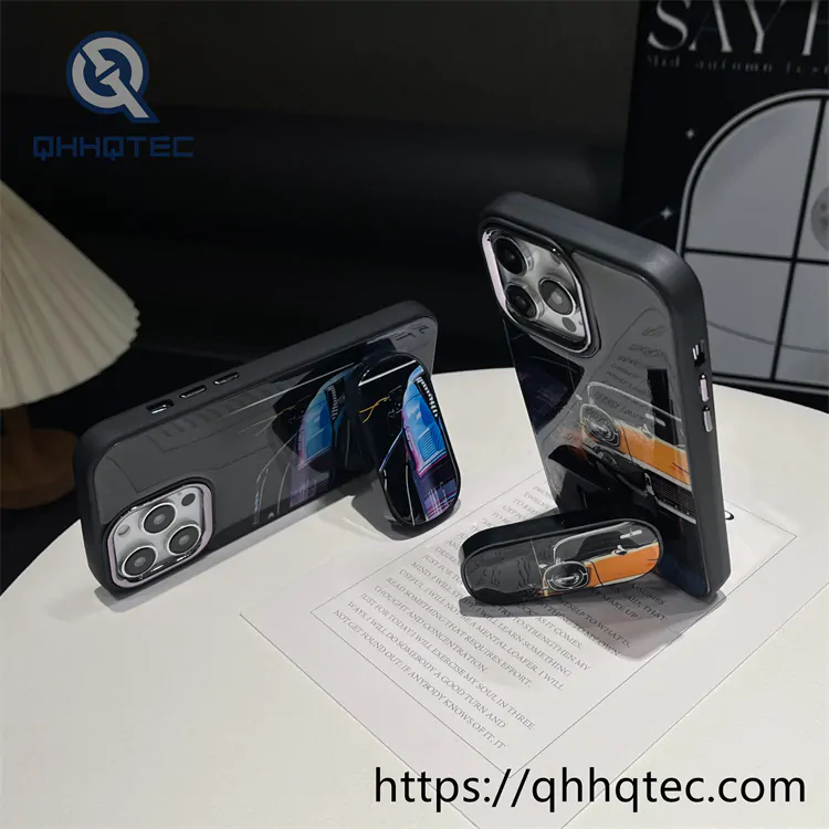 acrylic transparent phone case with rotating bracket (复制)