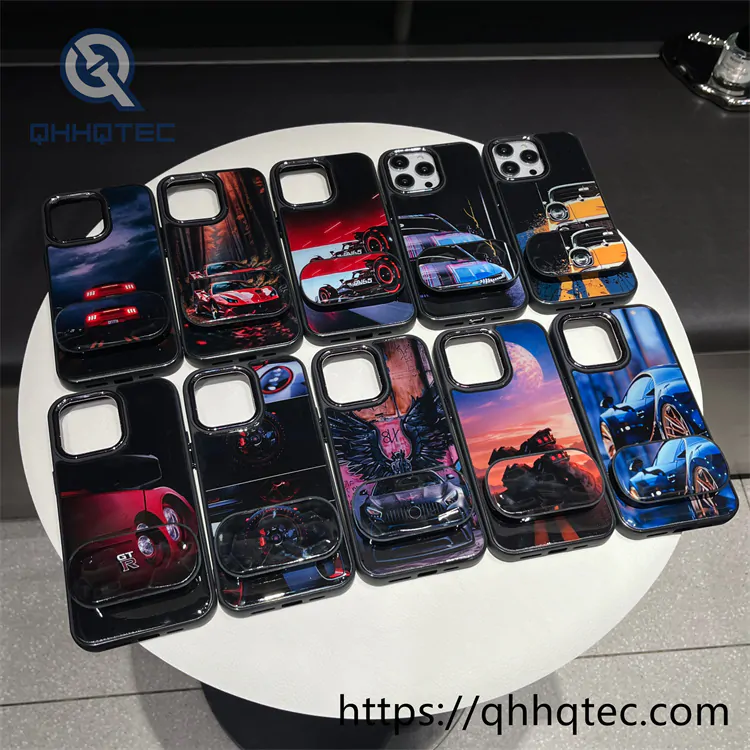 acrylic transparent phone case with rotating bracket (复制)
